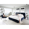 Samara King Bed, Midnight Blue