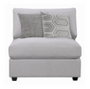 Cambria 5 Piece Sectional, Light Grey
