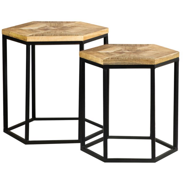Hexagon Nesting Coffee Tables