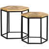 Hexagon Nesting Coffee Tables