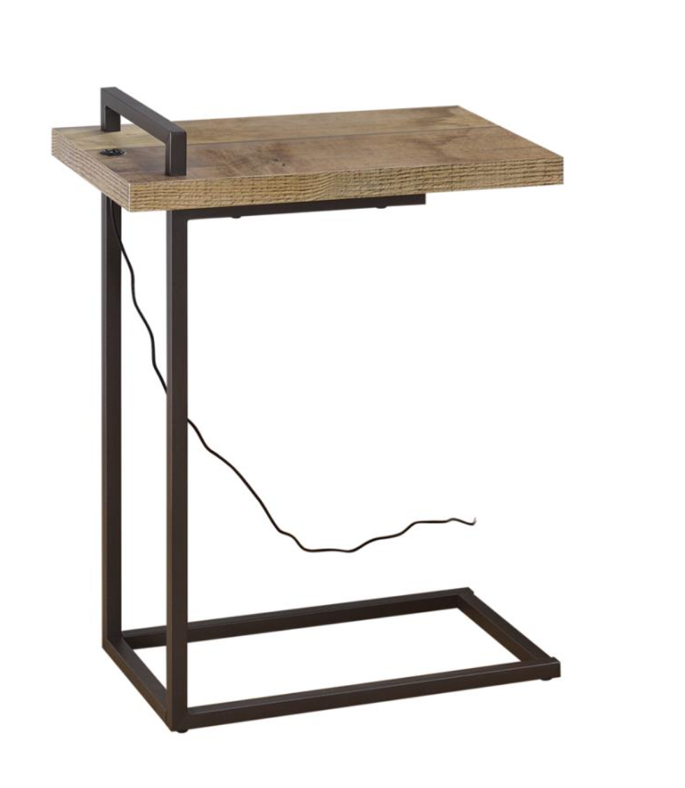 Weathered Pine Accent Table