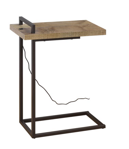 Weathered Pine Accent Table