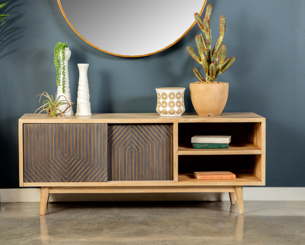 Mango Wood Console