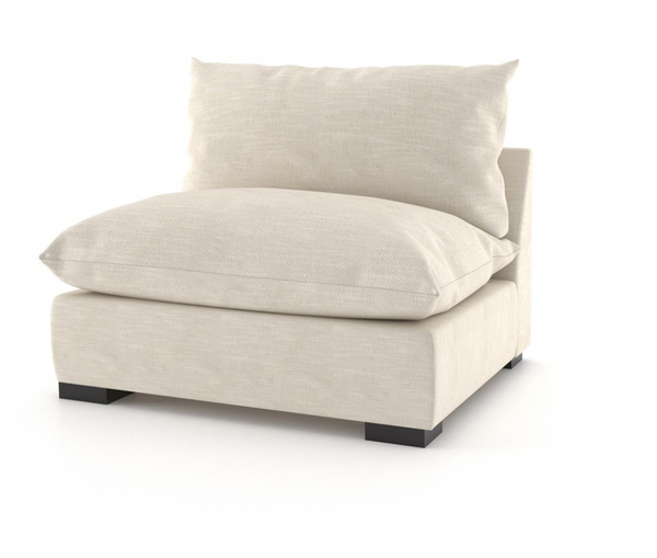 Oatmeal Plush Accent Chair