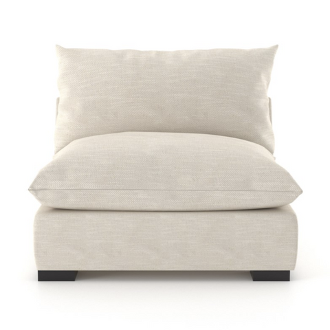 Oatmeal Plush Accent Chair