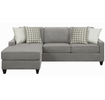 Chevron Sectional, Light Grey