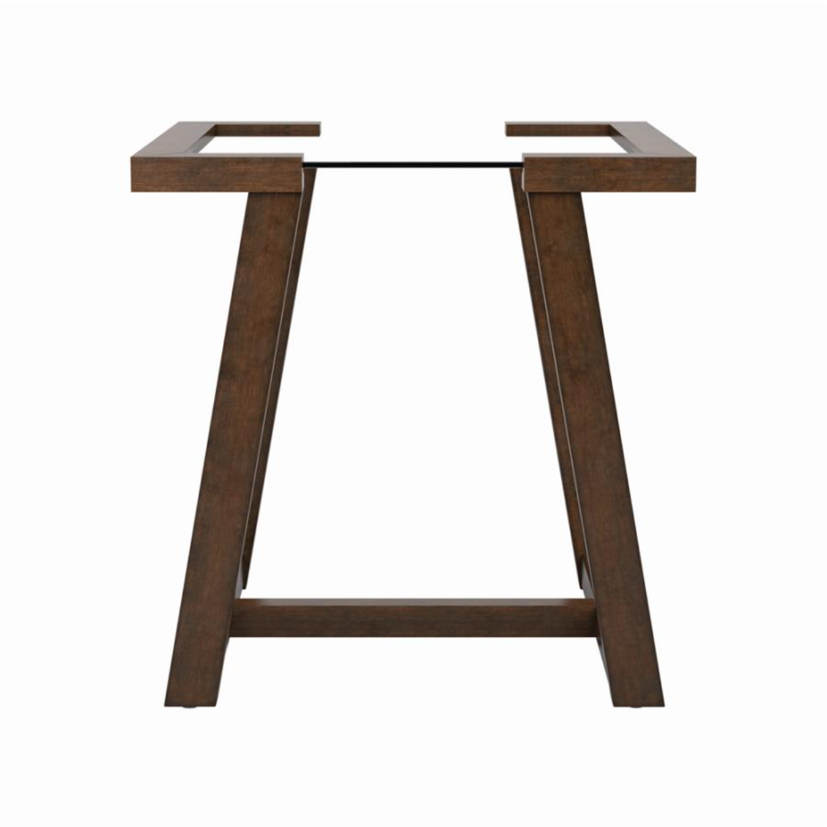 Wood and Glass Side Table
