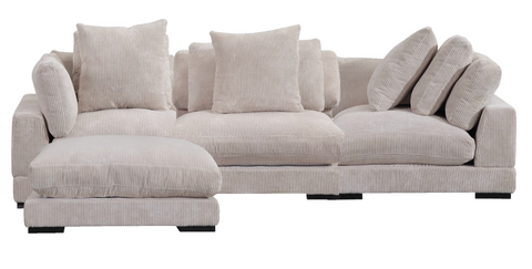 Lyrah Sectional - Cream