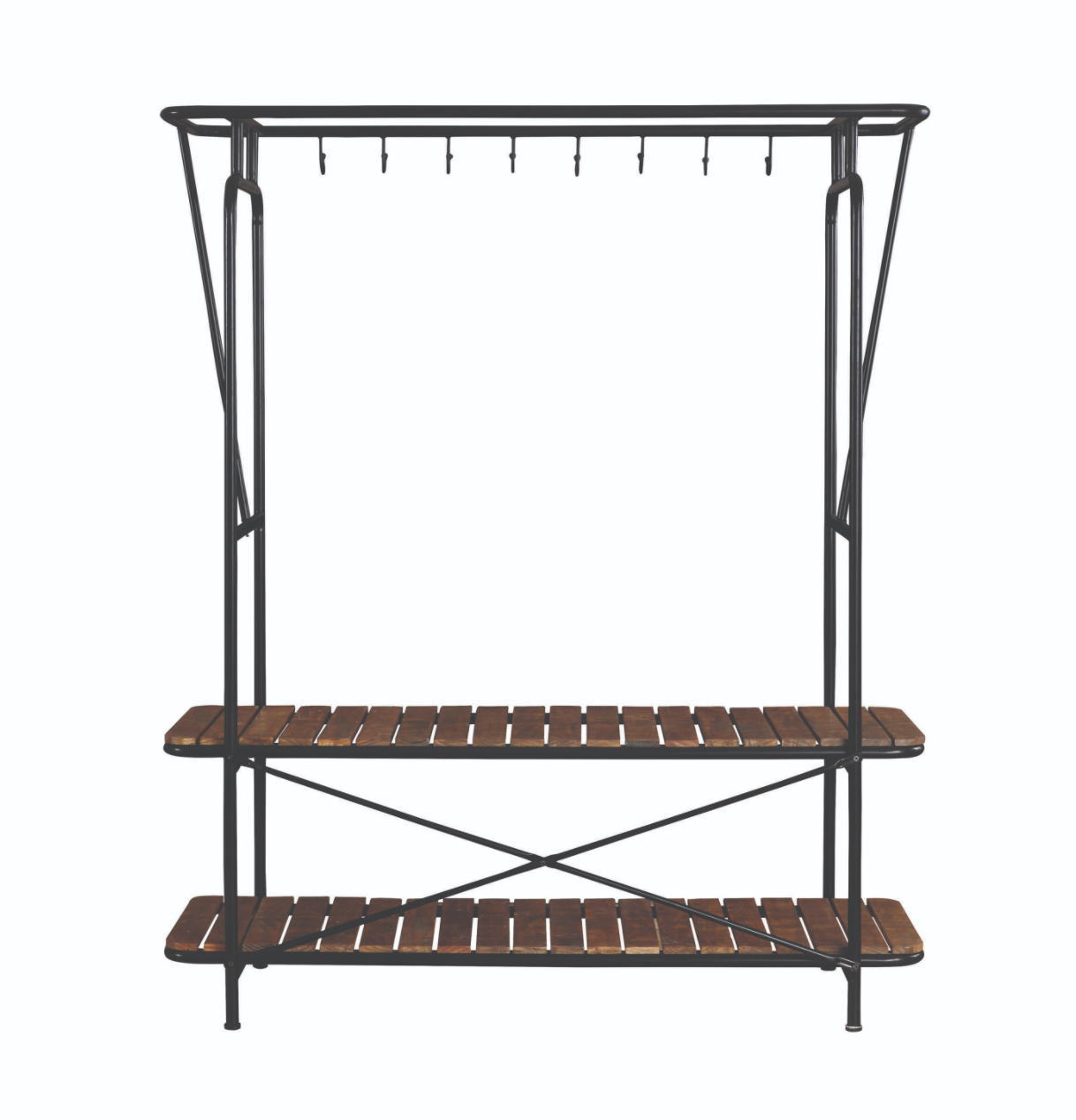 Clothing and Shoe Rack