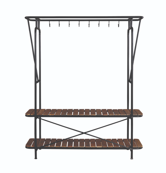 Clothing and Shoe Rack