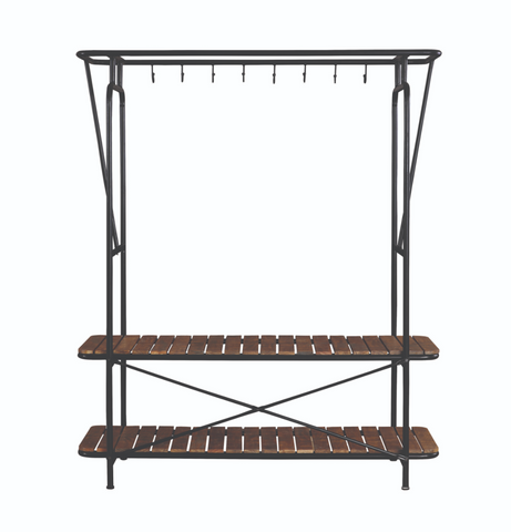 Clothing and Shoe Rack