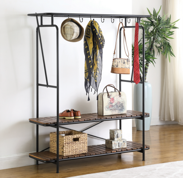 Clothing and Shoe Rack