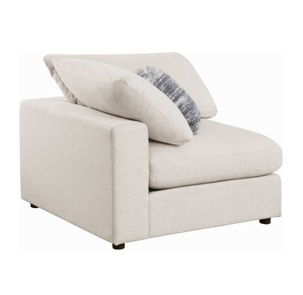 Juno 4 Piece Sectional, Cream