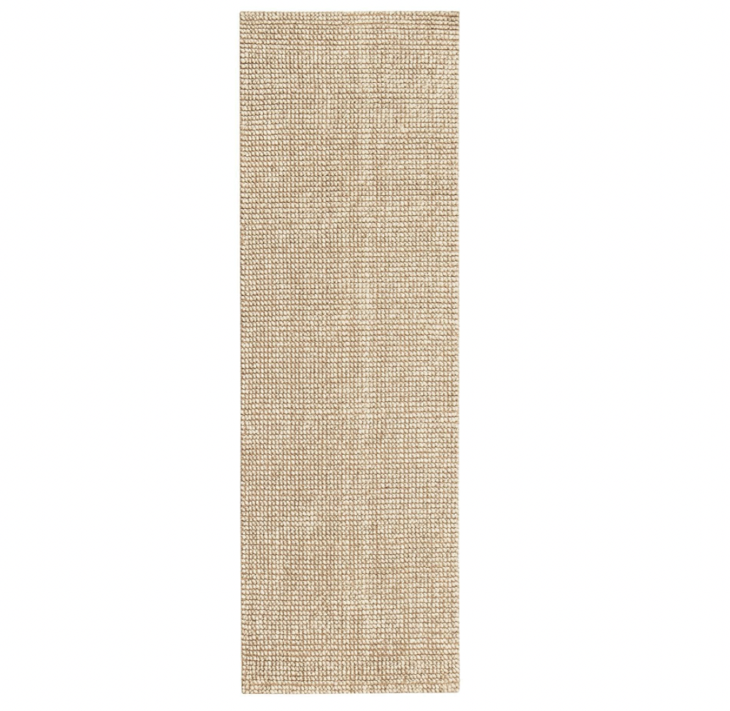 Jute and wool Runner 2'6x8'