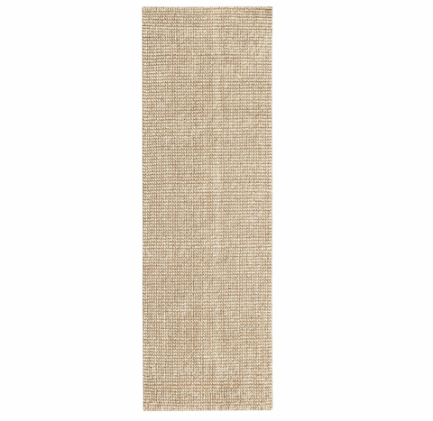 Jute and wool Runner 2'6x8'