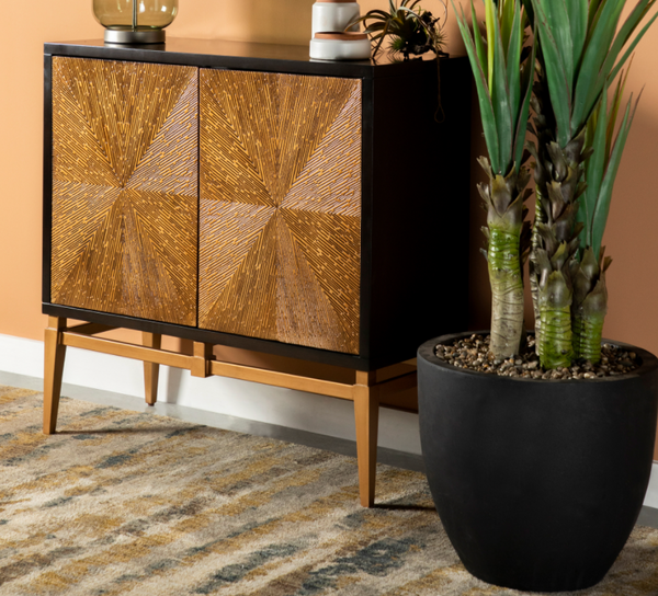 Sunburst Accent Cabinet