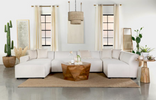 Dakota Sectional, 4 piece, Cream