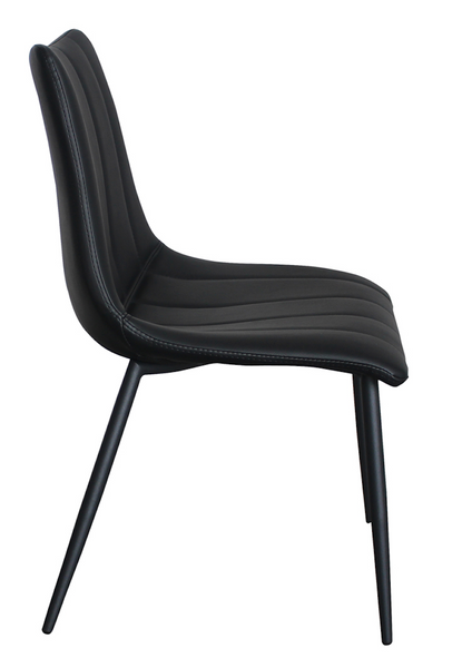 Rocky Dining Chair, Black (Set of 2)