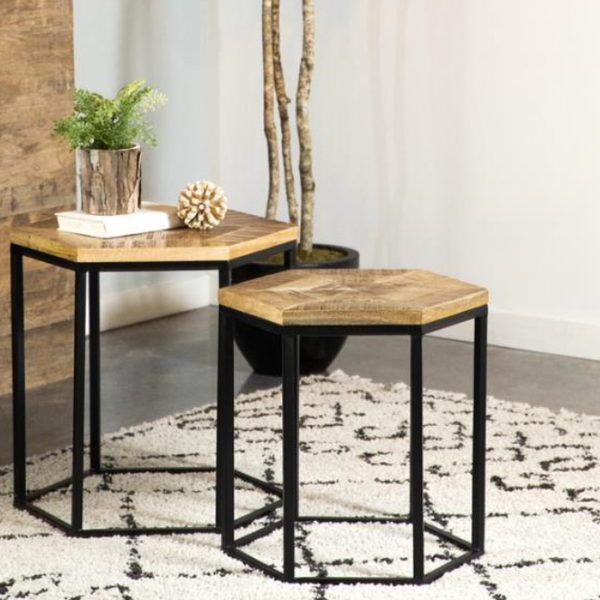 Hexagon Nesting Coffee Tables