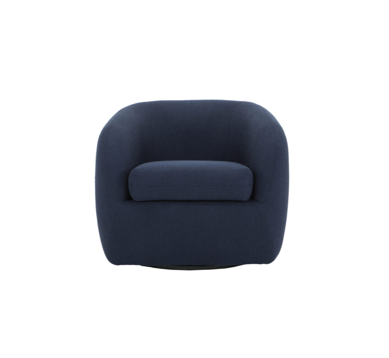 Maurice Swivel Chair Midnight Blue