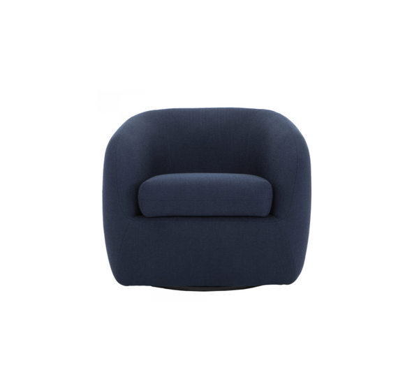 Maurice Swivel Chair Midnight Blue