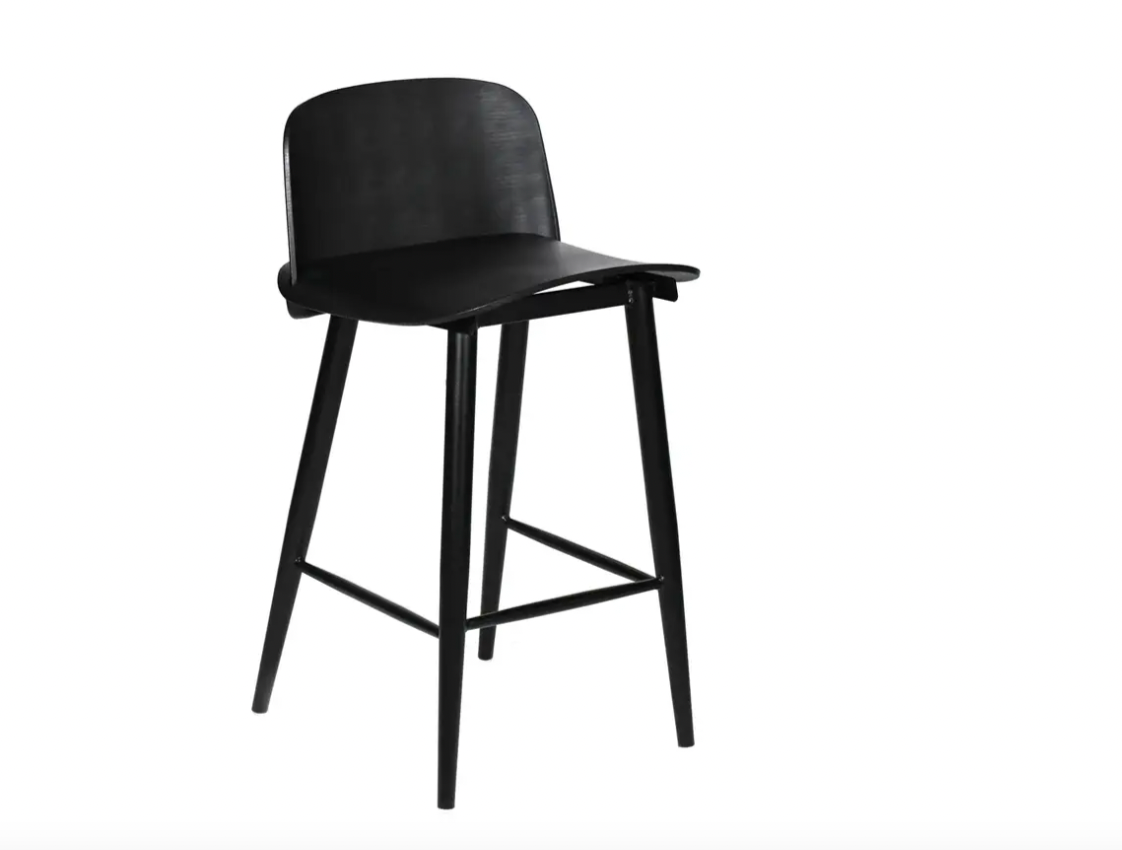 Pax Counter Stool, Black, set of 2