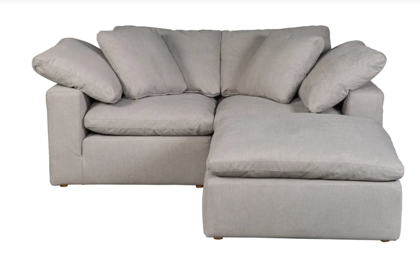 Cadence Modular Sofa, 3 piece, Light Grey
