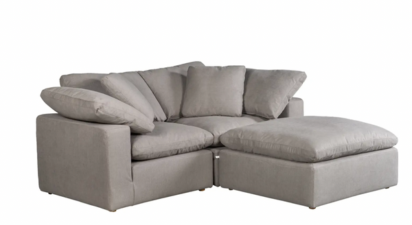 Cadence Modular Sofa, 3 piece, Light Grey