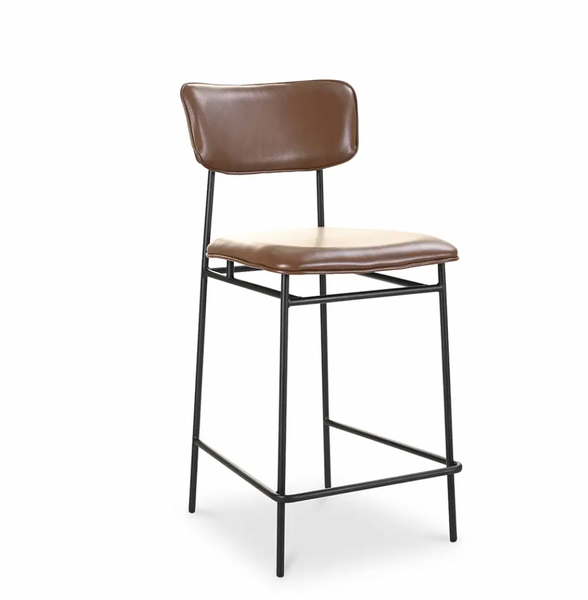 Sailor Counter Stool, Dark Brown