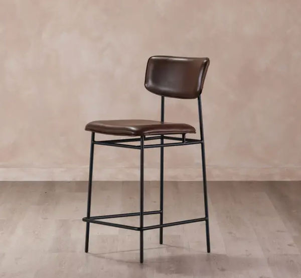 Sailor Counter Stool, Dark Brown