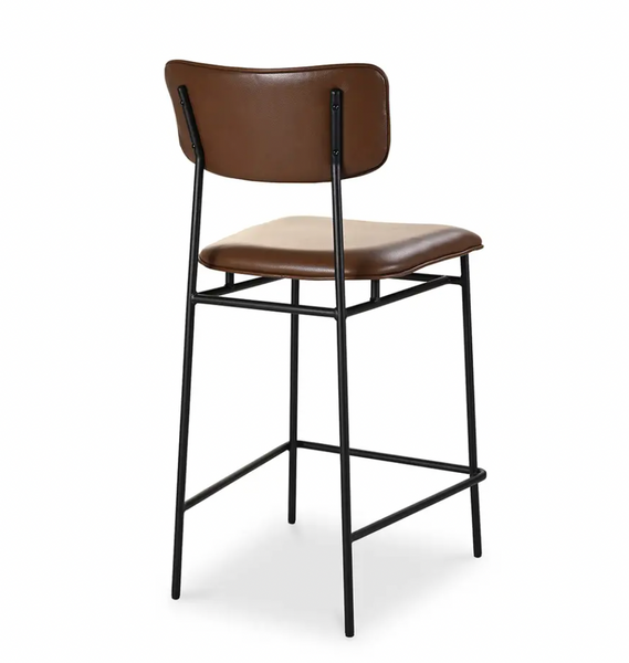 Sailor Counter Stool, Dark Brown