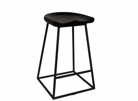 Jackson Counter Stool, Dark Brown - Set of 2
