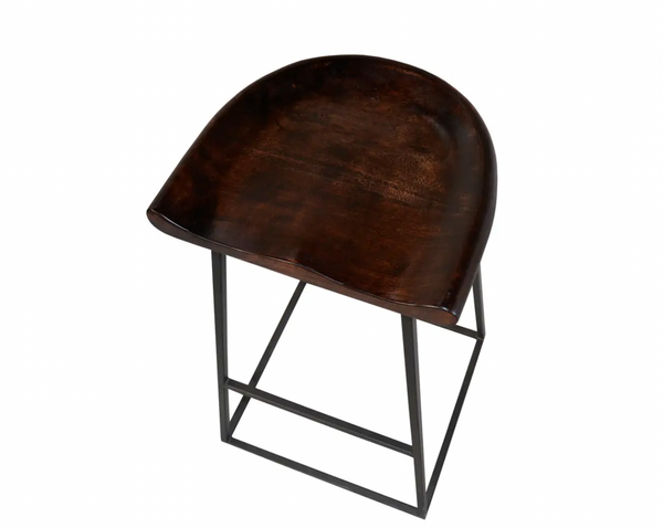 Jackson Counter Stool, Dark Brown - Set of 2
