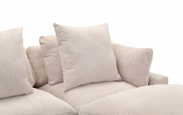 Tumble Modular Sectional, Sandy Beige