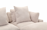 Tumble Modular Sectional, Sandy Beige