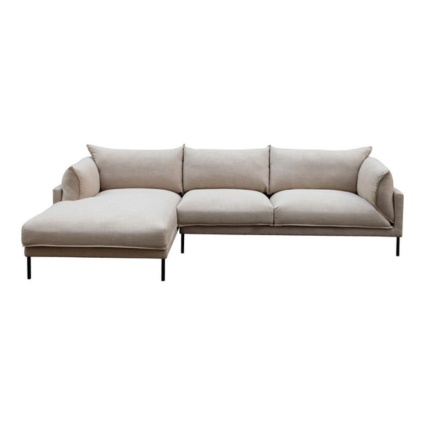 Jamara Sectional, Light Beige