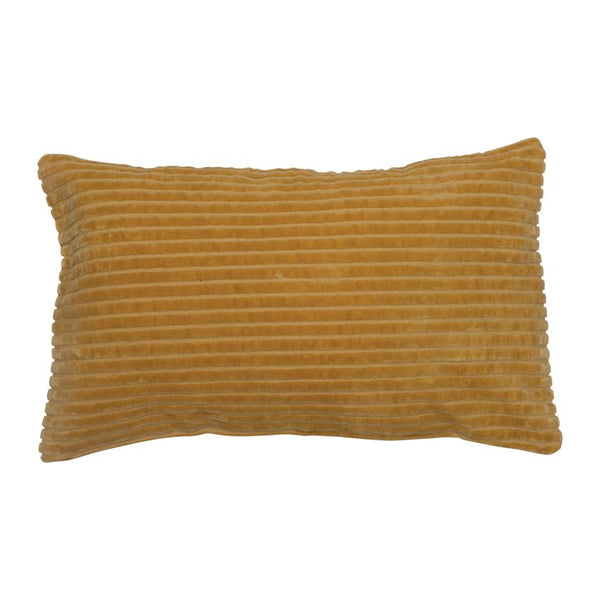Corduroy Lumbar Pillow, Mustard
