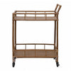 Bamboo Handwoven Rattan Bar Cart