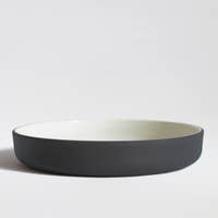 Handmade Stoneware Ceramic Kitchen Set, Steel Gray