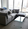 Cambria 4 Piece Sectional, Light Grey